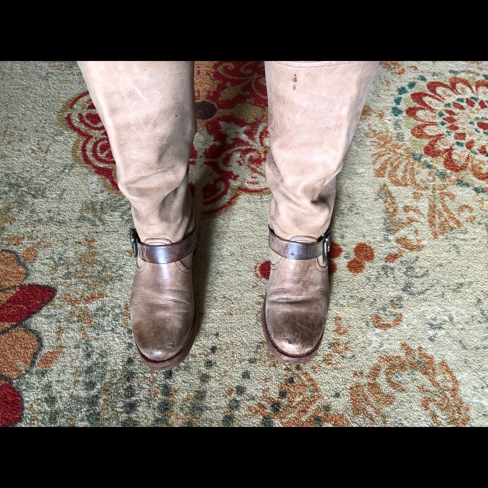 Frye leather Veronica slouch boots size 7